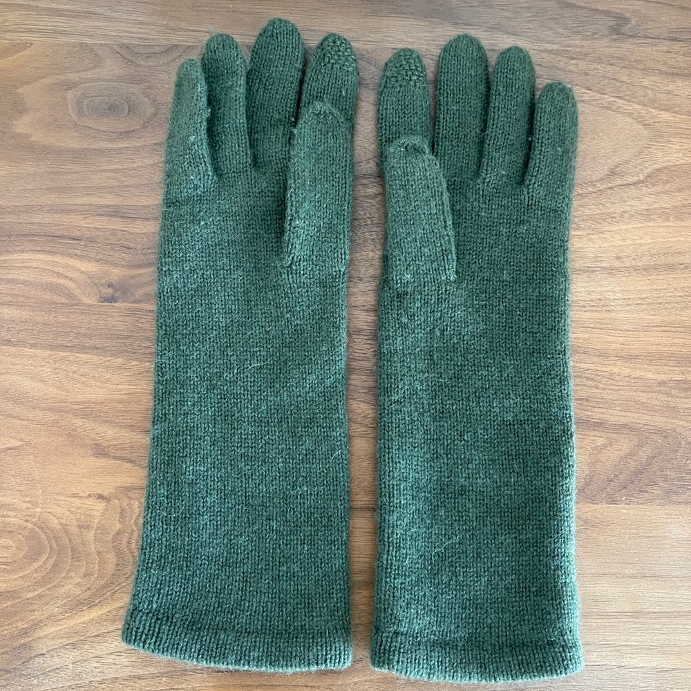 100% cashmere long gloves